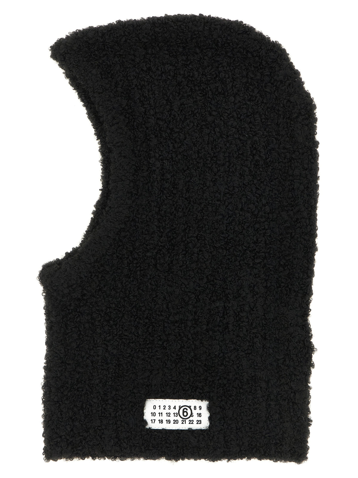 MM6 Maison Margiela Schwarzer Marabou-Hut