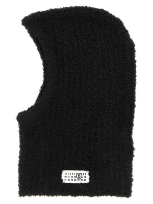 MM6 Maison Margiela Schwarzer Marabou-Hut