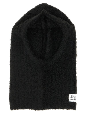 MM6 Maison Margiela Schwarzer Marabou-Hut