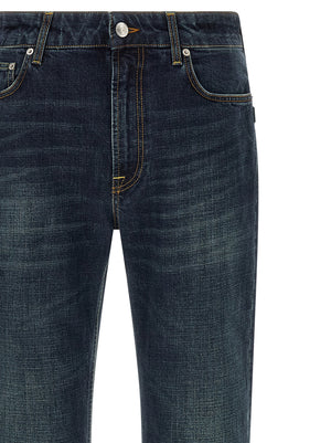 Department 5 Blaue Jeans aus Baumwolle im geraden Schnitt