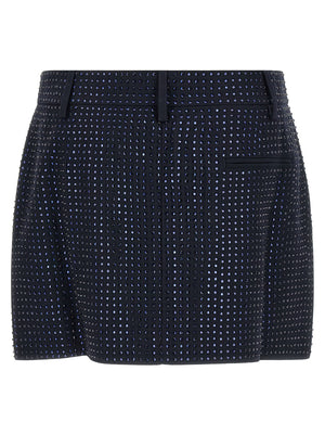 PINKO Langer Rock aus blauem Polyester