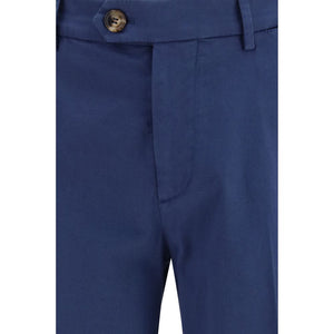 Brunello Cucinelli Blaue Baumwollhose
