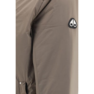 Moose Knuckles Beige Nylon Full-Length Jacket