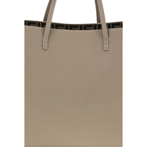 Fendi Beige Kalbsleder Bos Taurus Schultertasche