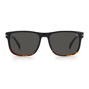 David Beckham Schwarze Sonnenbrille aus Kunststoff