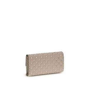 Valentino Garavani Beige Kalbsleder Bos Taurus Schultertasche