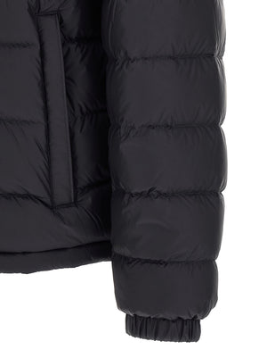 Blue Polyamide Full-Length Jacket