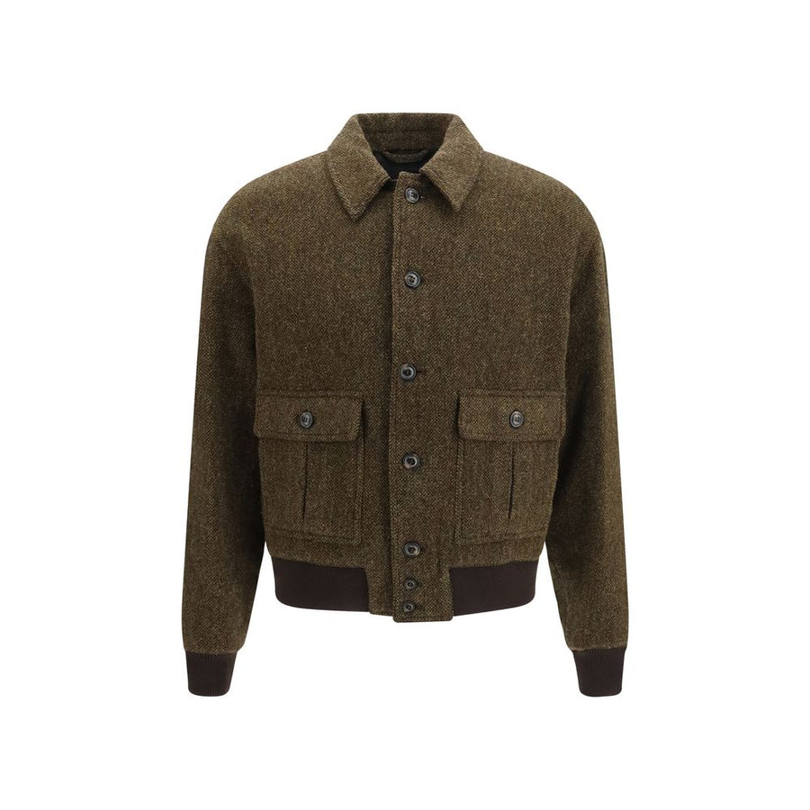 Valstar Zweifarbige Lammwoll-Bomberjacke Aries