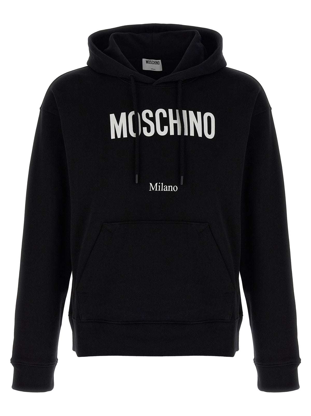 Moschino Schwarzer Baumwoll-Sweatshirt