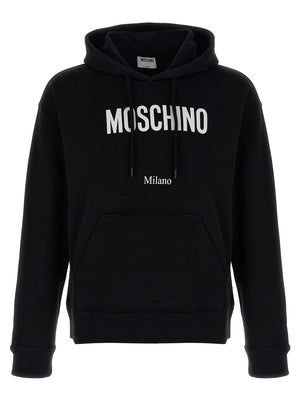 Moschino Schwarzer Baumwoll-Sweatshirt