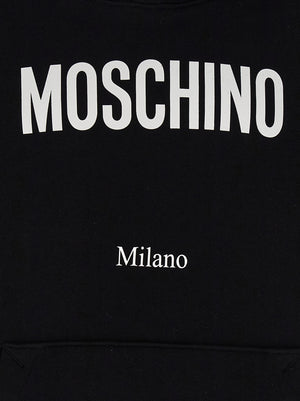 Moschino Schwarzer Baumwoll-Sweatshirt