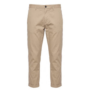 Trussardi Jeans Beigefarbene Baumwollhose für Herren