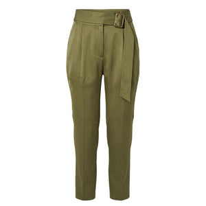 Trussardi Grüne Viskose-Damenhose