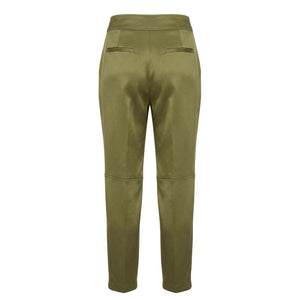 Trussardi Grüne Viskose-Damenhose