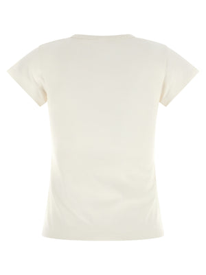 Moncler Weißes Baumwoll-T-Shirt