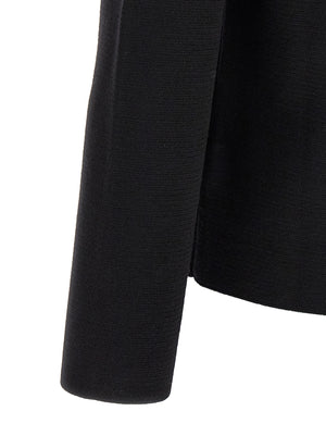 ZANONE Schwarzer Cardigan aus Schurwolle