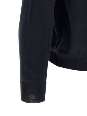 ZANONE Blauer Cardigan aus Schurwolle