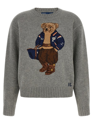 Polo Ralph Lauren Grauer Wollcardigan