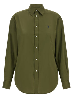 Polo Ralph Lauren Zweifarbige Baumwollbluse