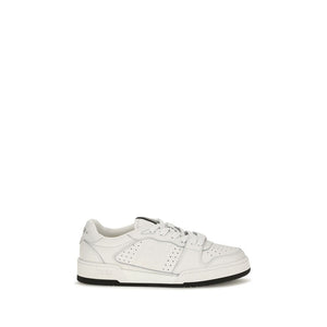 Fendi Weiße Kalbsleder Bos Taurus Athletic Sneaker