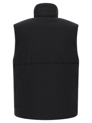 Canada Goose Schwarze ärmellose Jacke aus Polyamid