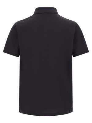 Moncler Blaues Baumwoll-Polohemd