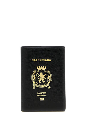 Balenciaga Schwarzer Kalbsleder-Kartenetui