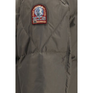 Parajumpers Zweifarbige Polyamid-Steppjacke in voller Länge