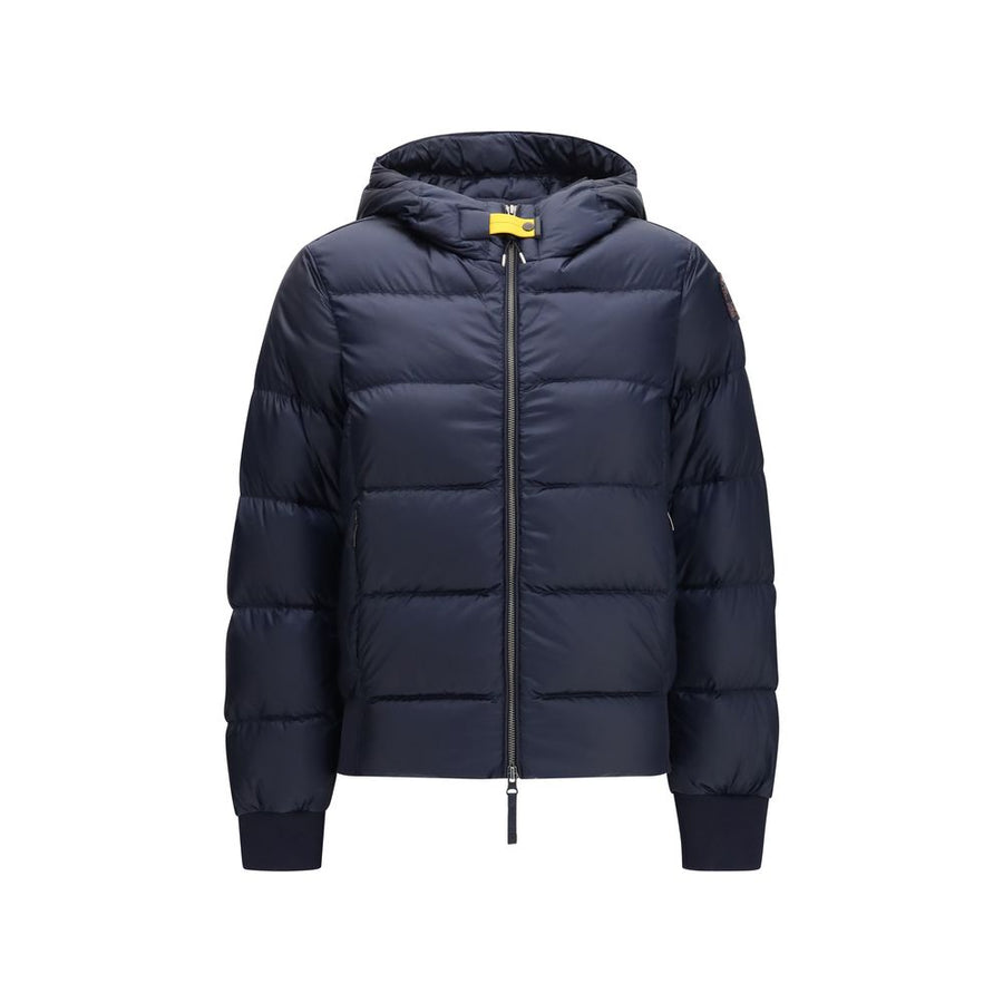 Parajumpers Blaue Daunenjacke in voller Länge