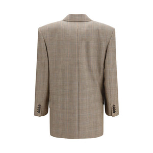 Saint Laurent Beige Woll-Blazer Oves Aries
