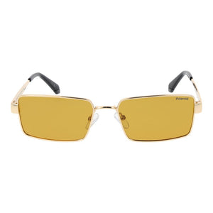 Polaroid Sonnenbrille aus Goldmetall