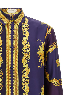 Versace Mehrfarbige Seidenbluse