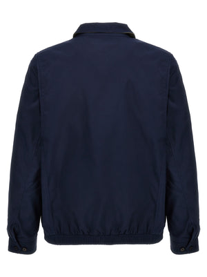 Polo Ralph Lauren Blaue Polyester-Jacke in voller Länge