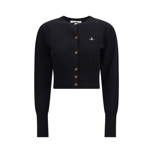 Vivienne Westwood Schwarzer Baumwollcardigan