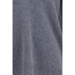 Valentino Garavani Grauer Kaschmirpullover