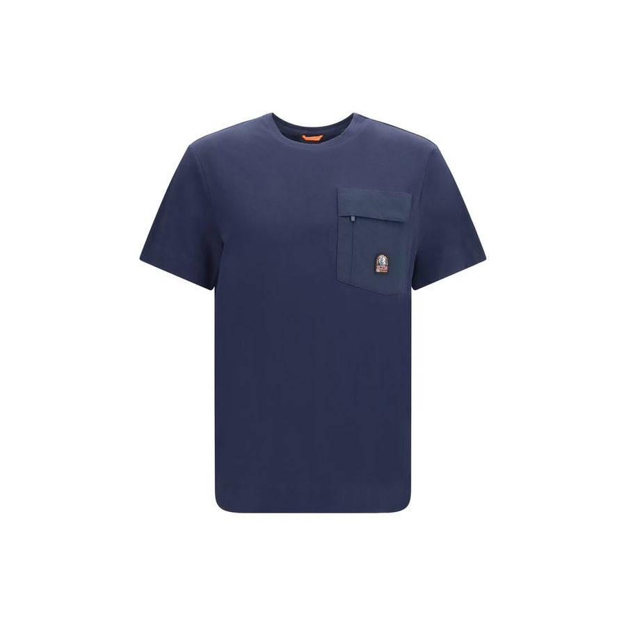 Parajumpers Blaues Baumwoll-Sportswear-T-Shirt