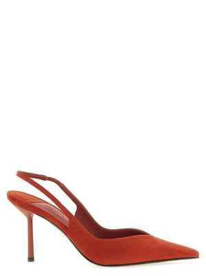 LE SILLA Blaue Pumps aus Lammleder mit hohem Absatz