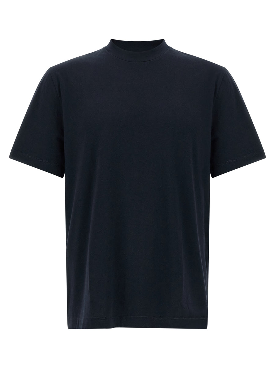 Brioni Blaues Baumwoll-T-Shirt