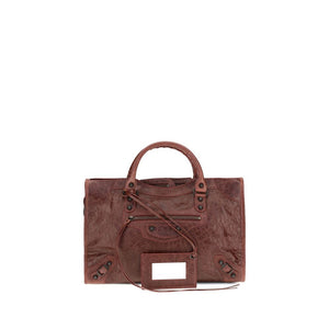 Balenciaga Handtasche aus bordeauxrotem Lammleder Ovis Aries Aries