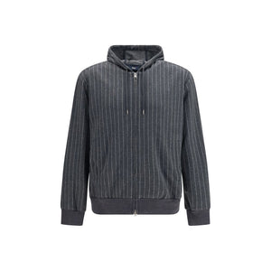 Herno Grauer Baumwollpullover