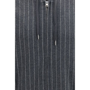Herno Grauer Baumwollpullover