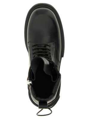 Rick Owens Schwarze Chelsea Boots aus Kalbsleder
