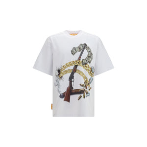 PDF Channel Weißes Baumwoll-T-Shirt