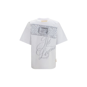 PDF Channel Weißes Baumwoll-T-Shirt