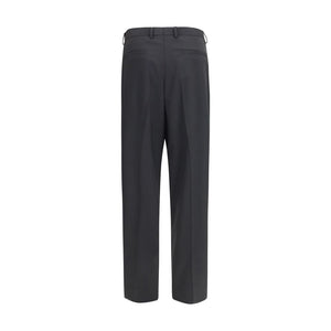 Dolce & Gabbana Schwarze Wollhose Oves Aries