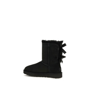 UGG Schwarze Bos Taurus Kalbsleder-Stiefel