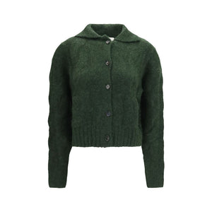 Allude Zweifarbige Kaschmir-Strickjacke