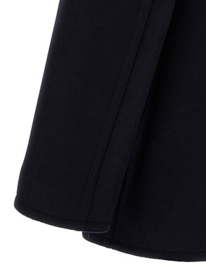 Burberry Blauer Wollmantel