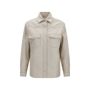 Fendi Beige Denim Shirt