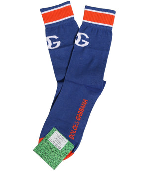 Dolce & Gabbana Herren Socken aus Baumwolle in mittlerer Wadenlänge, mehrfarbig